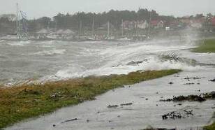 Onstuimig herfstweer op Terschelling