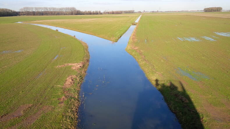 Noordwaardpolder in Biesbosch. © KNMI